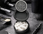 Snus Storage Case Nordic Compass Rune Emblem Black