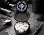 Snus Storage Case Crystal Moon Goddess Mandala Black