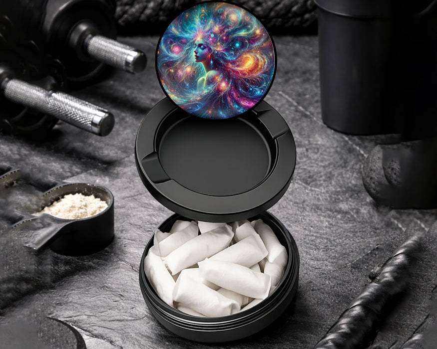 Snus Storage Case Cosmic Woman Black