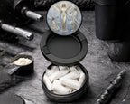 Snus Storage Case Celestial Swan Lake Angels Black