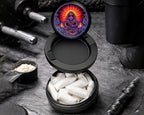 Snus Storage Case Psychedelic Serpent Sun Shaman Black
