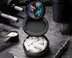 Snus Storage Case Pisces Zodiac Sign Fish Symbol Black