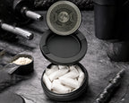 Snus Storage Case Celtic Moon Tree Sigil Black