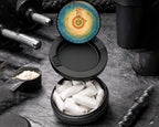 Snus Storage Case Geocentric Earth-Centered Cosmos Black