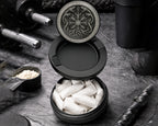 Snus Storage Case Runic Serpents Norse Sigil Black