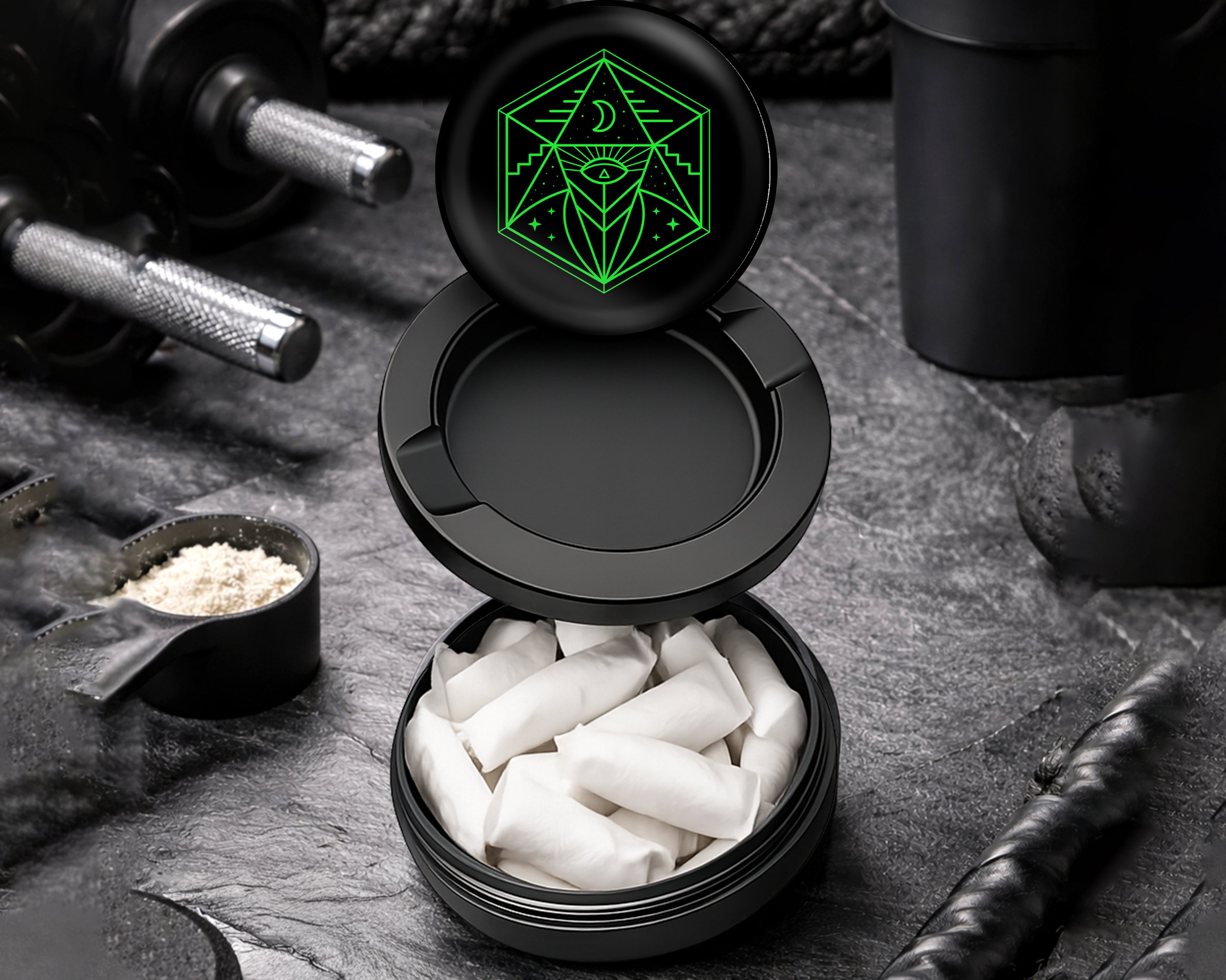 Snus Storage Case Eye Of Providence Black