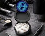 Snus Storage Case Pisces Zodiac Sign Astrology Black