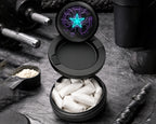 Snus Storage Case Neon Techno Star Circuit Black