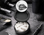 Snus Storage Case Lips Pencil Drawing Black