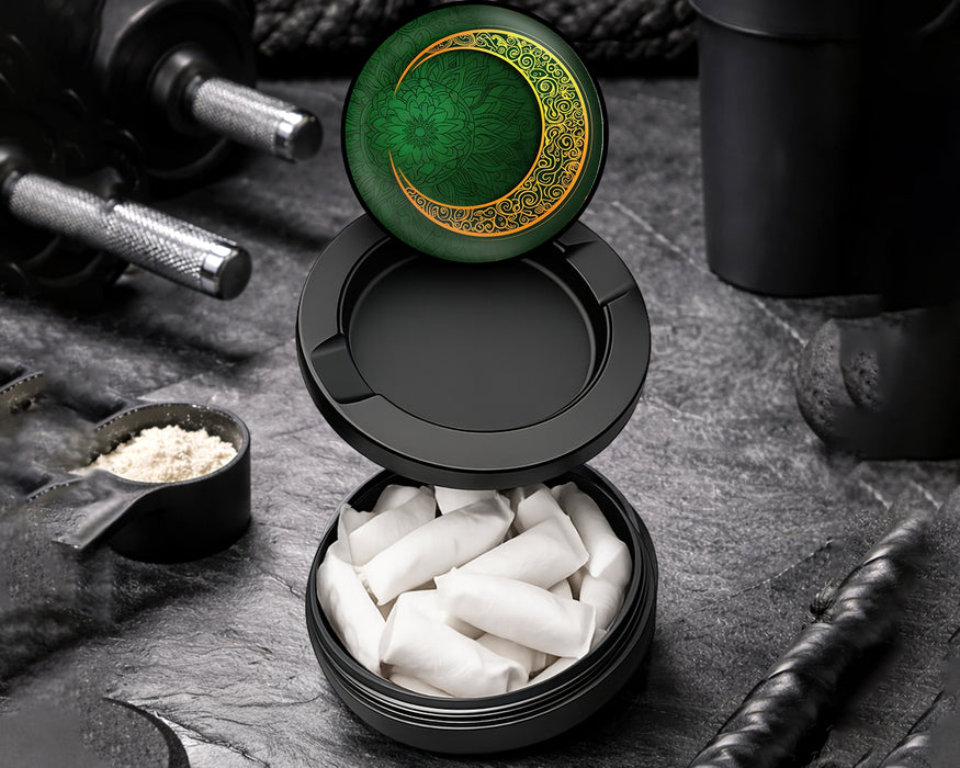 Snus Storage Case Plain Blank Black