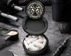 Snus Storage Case Racing Checkered Flag Black