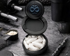 Snus Storage Case Infinity Serpents Rune Circle Black