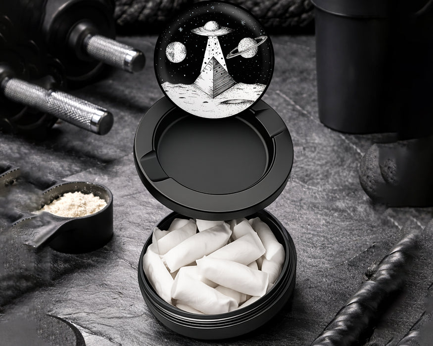 Snus Storage Case Intergalactic Pyramid Theory Black