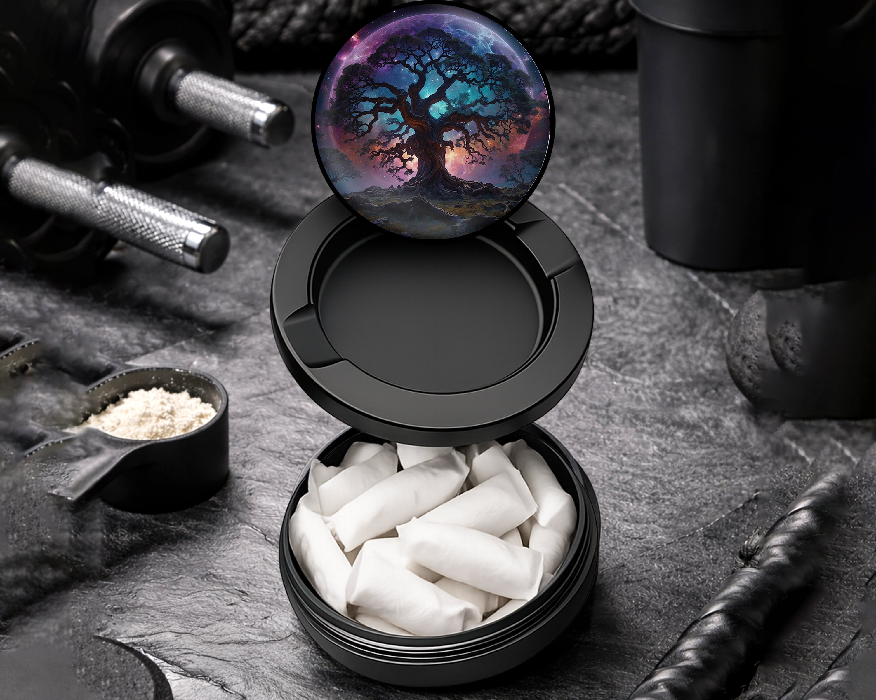 Snus Storage Case Tree of Life Lost In Space Black
