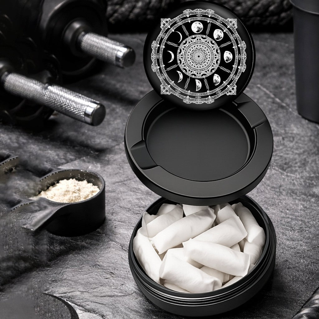 Snus Storage Case Phases of the Moon Witchy Black