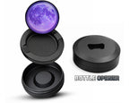 Purple Galaxy Moon with Starscape Snus Storage Case Bottle Opener
