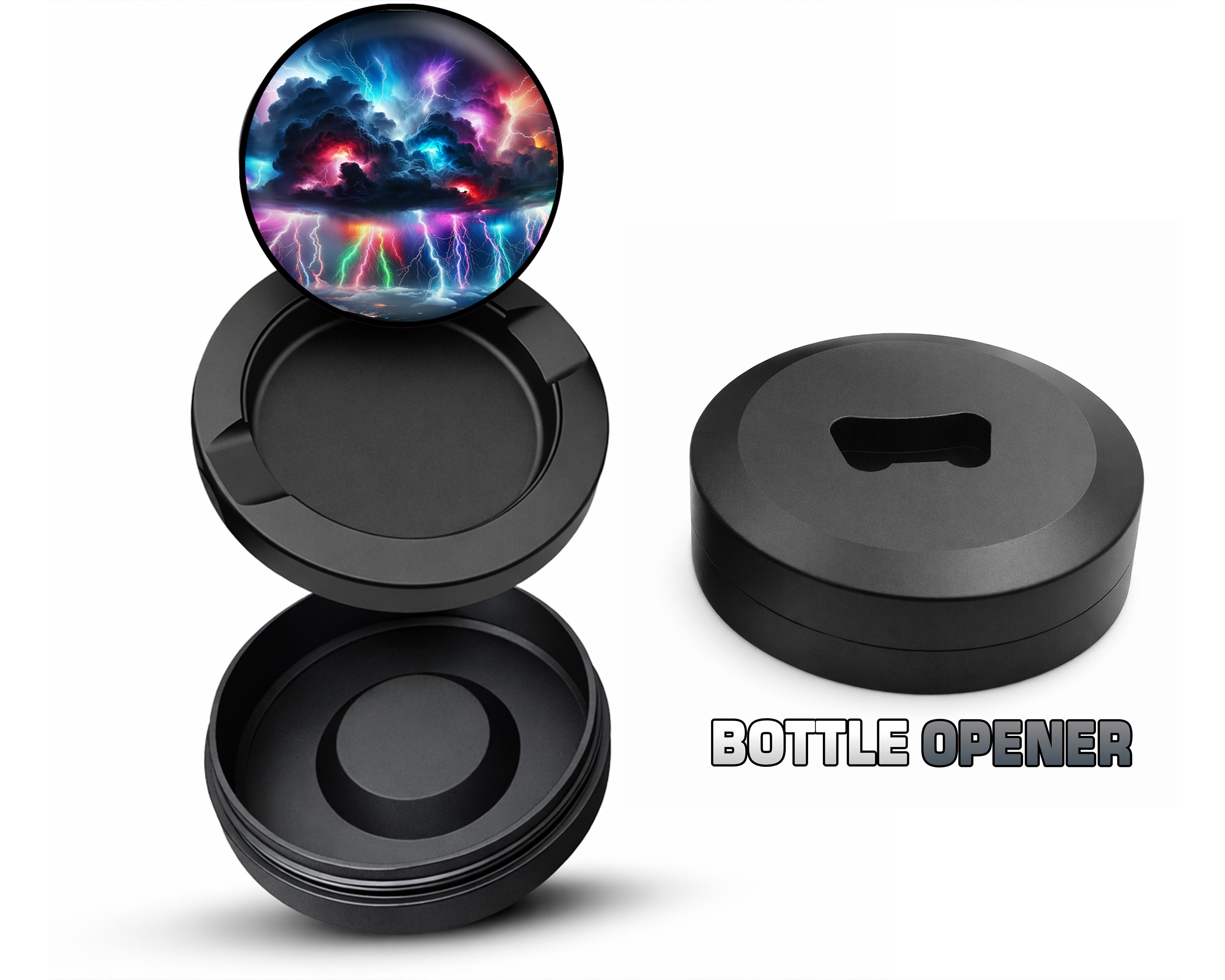 Thunderstorm Storm Catcher Snus Storage Case Bottle Opener