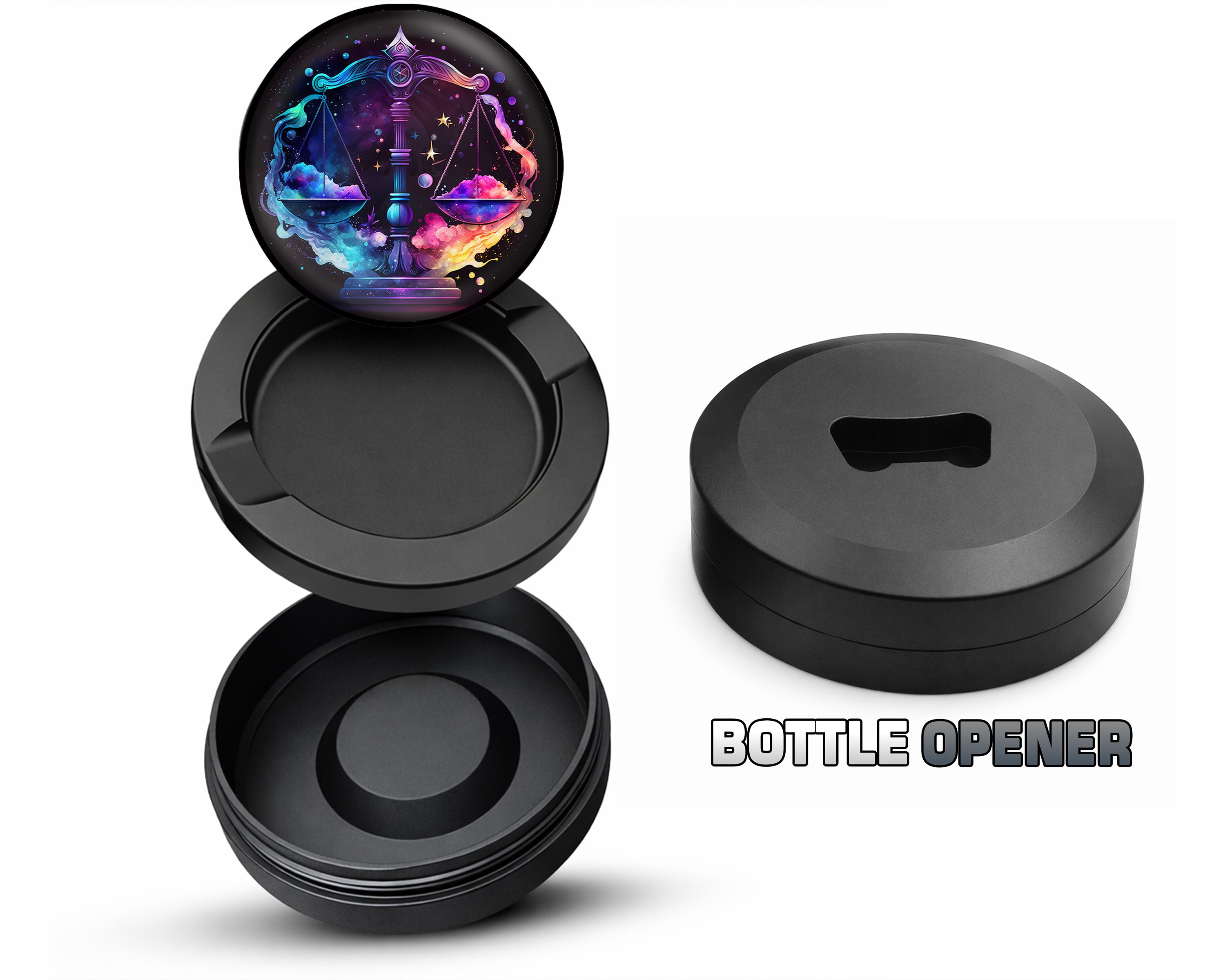 Libra Zodiac Sign Gift, Birth Sign Snus Storage Case Bottle Opener