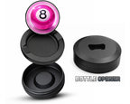 Sparkly Pink 8 Ball Cosmic Pool Aesthetic Snus Storage Case Bottle Opener