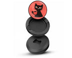Retro Cat Minimalist Snus Storage Case Bottle Opener