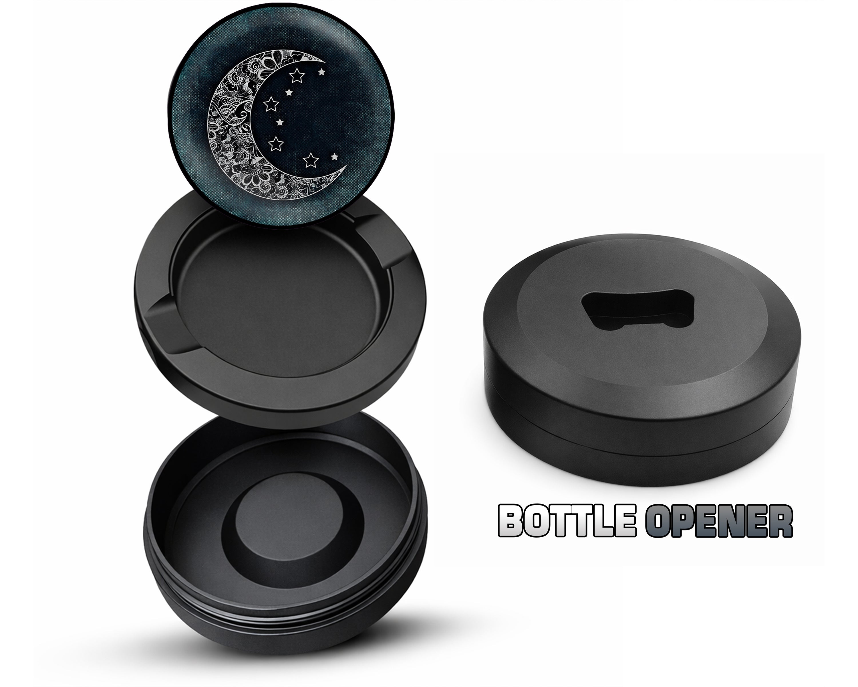 Blue Moon Lunar Snus Storage Case Bottle Opener