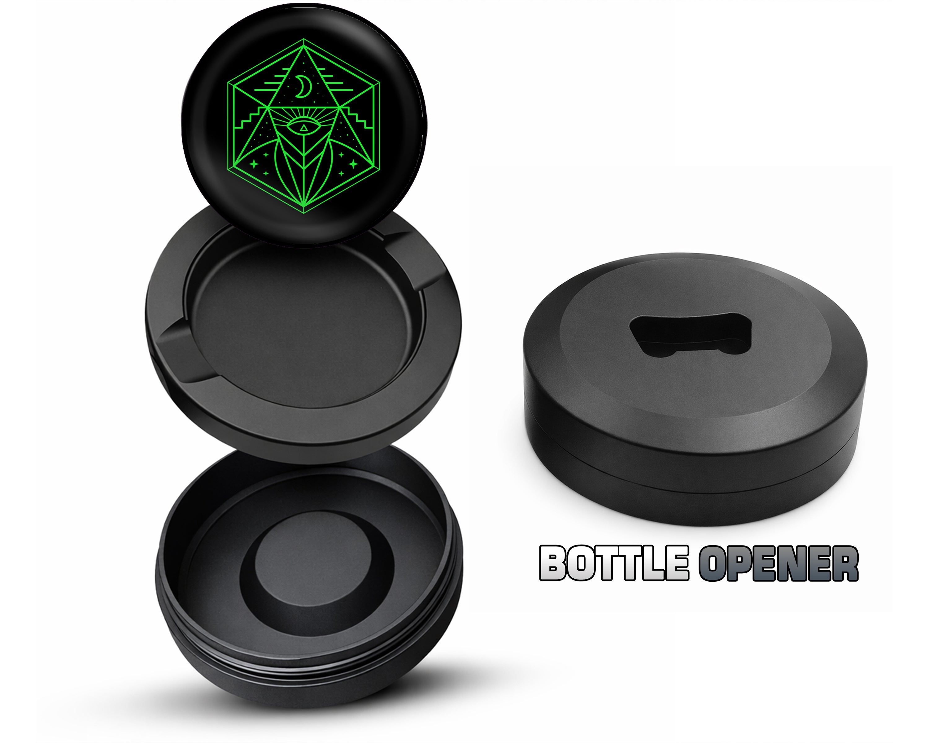 Eye Of Providence Snus Storage Case Bottle Opener