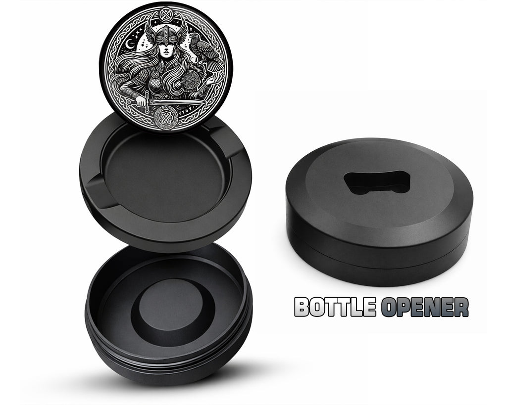 Freya Norse Goddess Snus Storage Case Bottle Opener