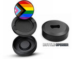 Progressive Pride Flag LGBTQ+ Inclusive Snus Storage Case Bottle Opener