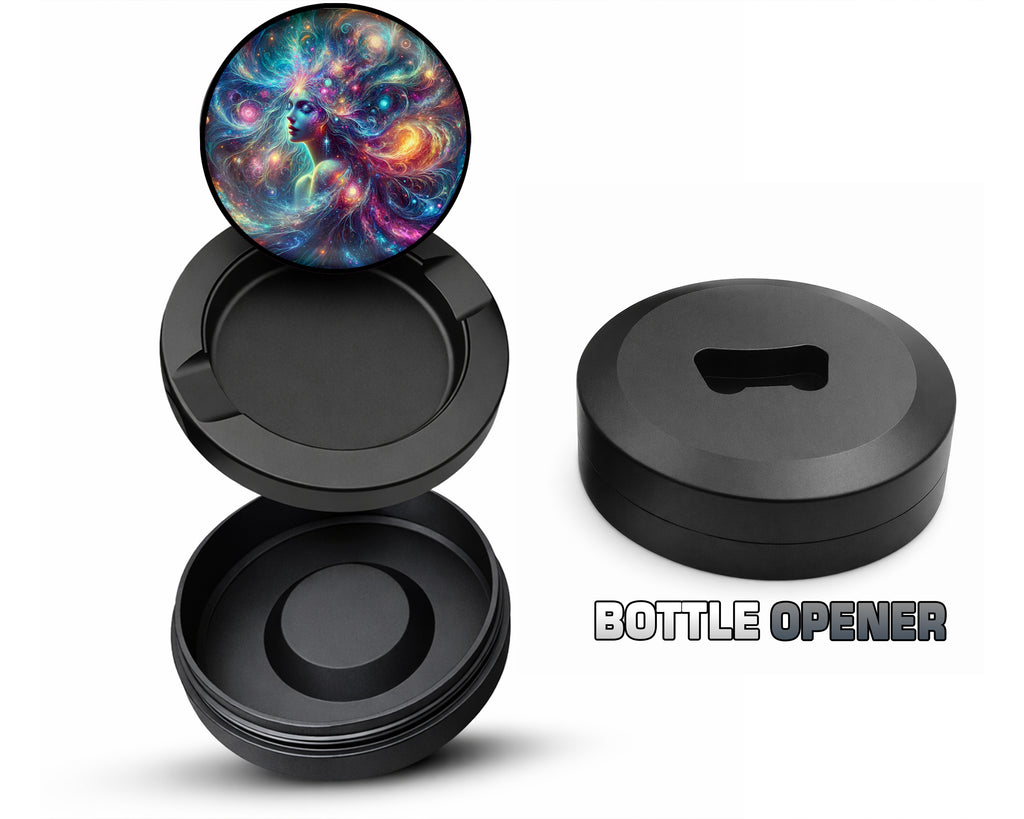 Cosmic Woman Snus Storage Case Bottle Opener