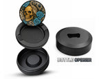 Gothic Skull with Roses and Chains Tattoo Aesthetic Snus Storage Case Bottle Opener