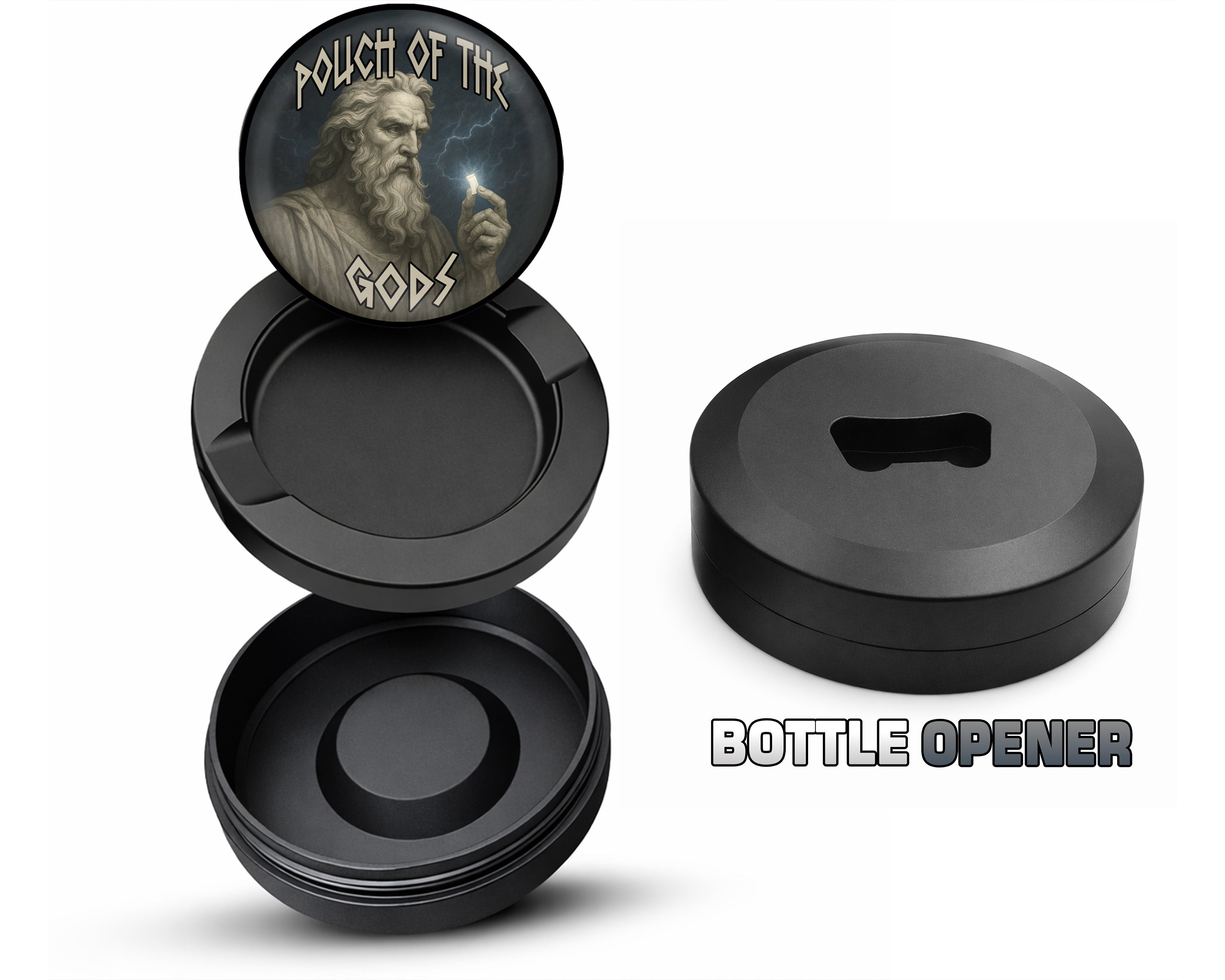 Pouch Of The Gods Snus Storage Case Bottle Opener