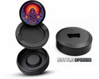 Psychedelic Serpent Sun Shaman Snus Storage Case Bottle Opener