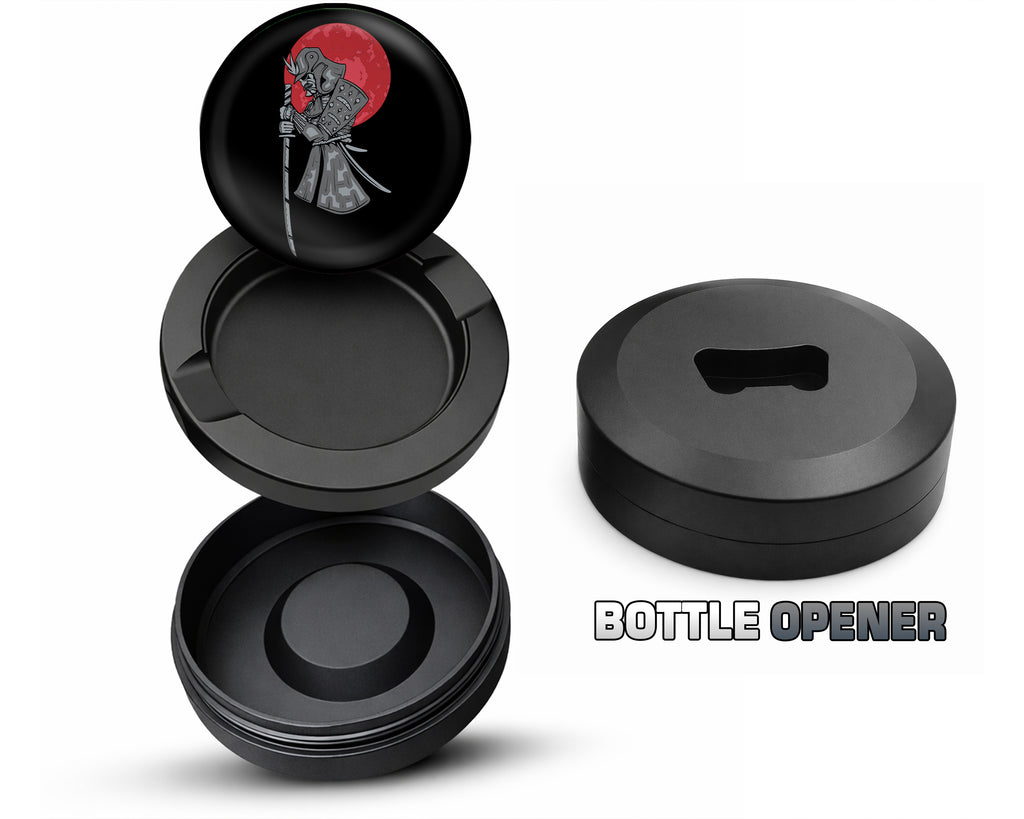 Japanese Samurai Anime Snus Storage Case Bottle Opener