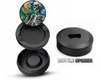 Skeleton Grinder Van Gogh Style Snus Storage Case Bottle Opener