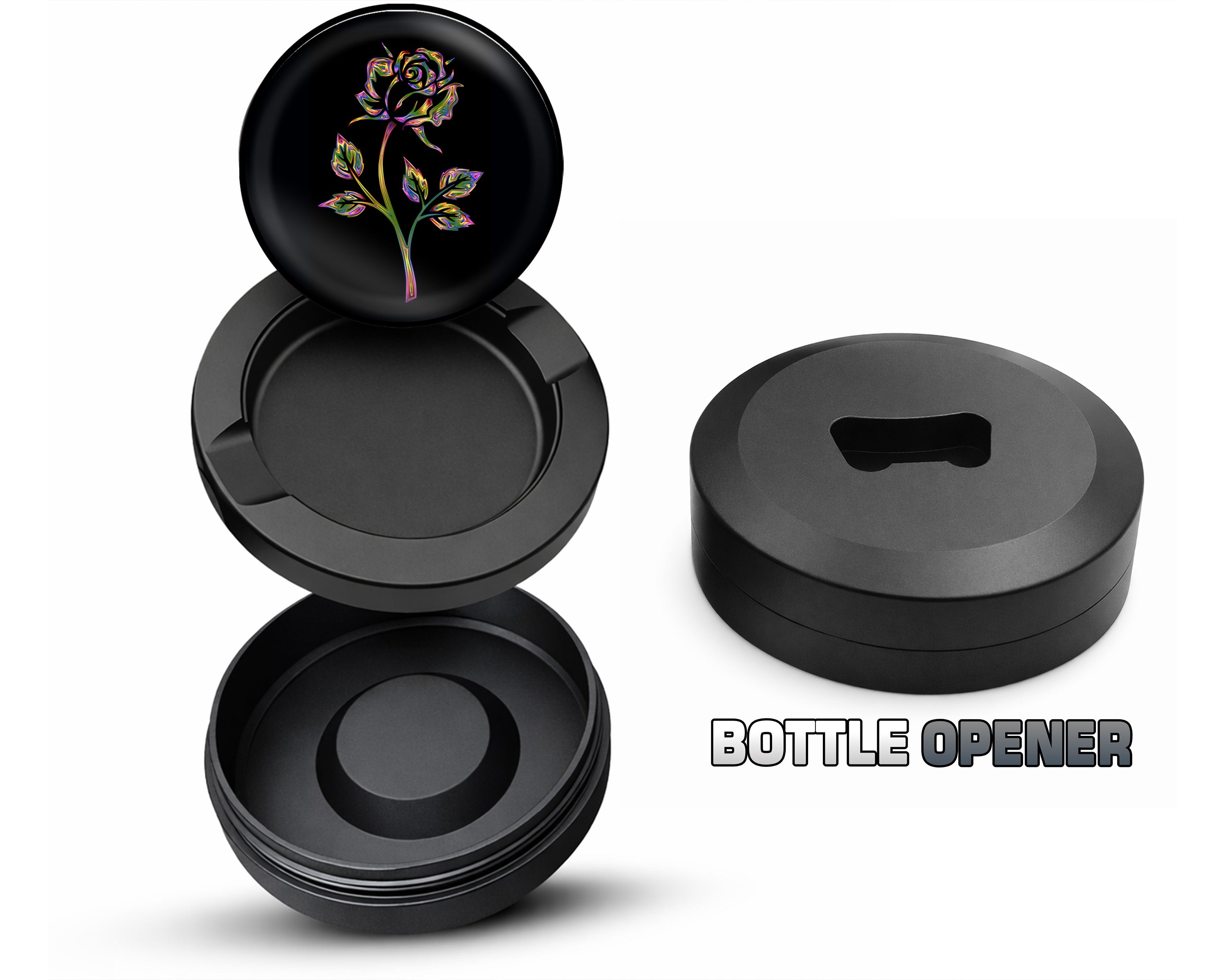 Rose Gift For Her Snus Storage Case Bottle Opener