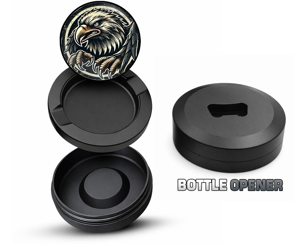 American Eagle Power Snus Storage Case Bottle Opener