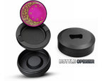 Girly Pink Crescent Moon and Stars Snus Storage Case Bottle Opener