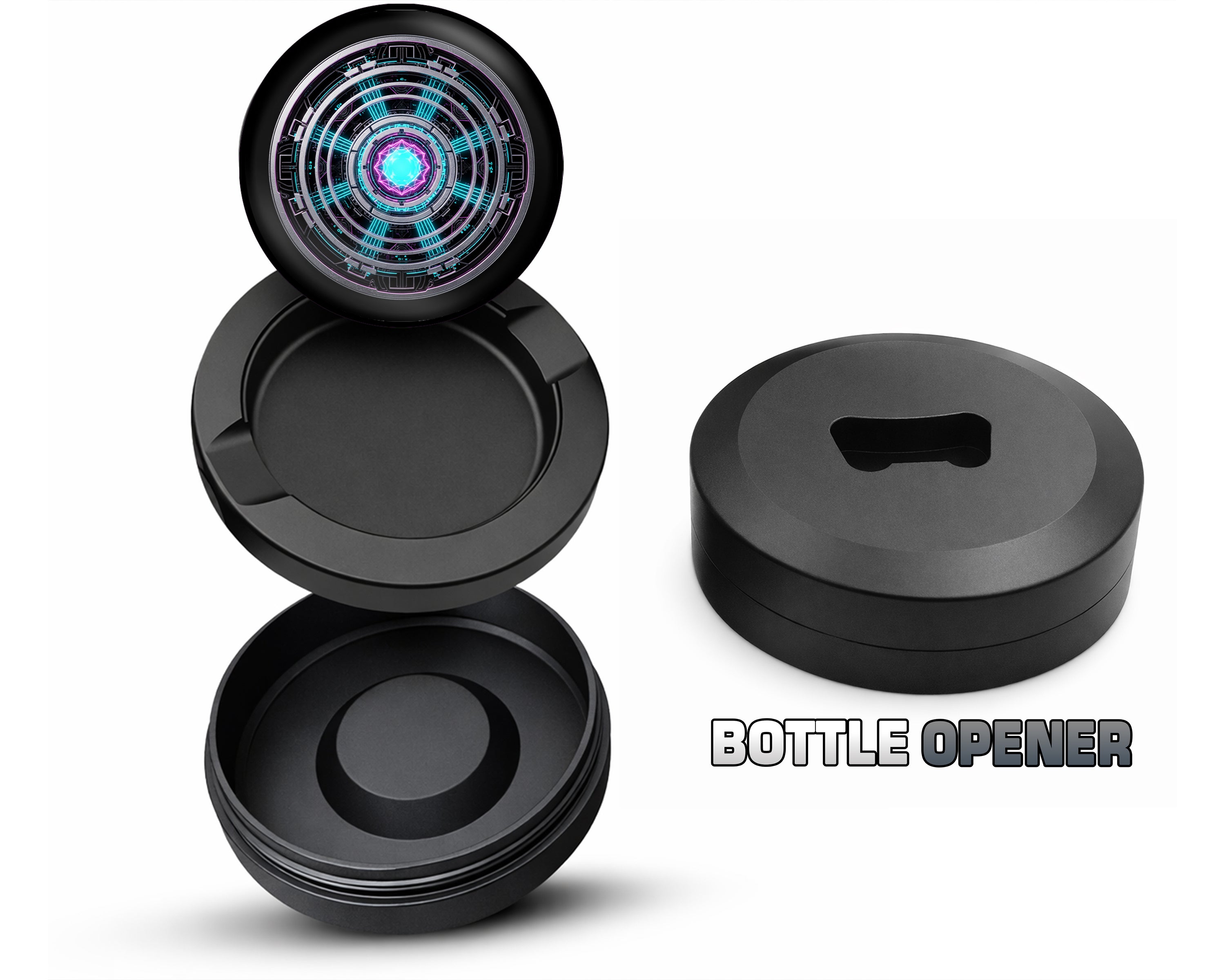 Mushroom Cottage Goblincore Snus Storage Case Bottle Opener