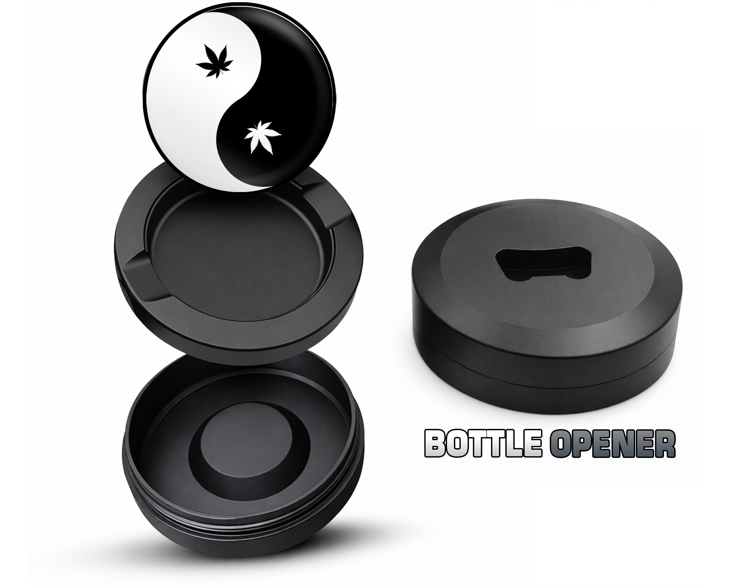 Yin Yang  Snus Storage Case Bottle Opener