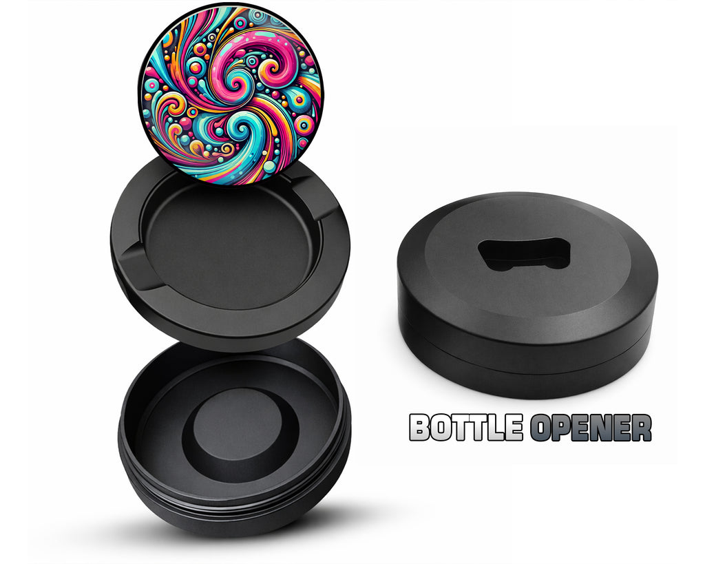 Psychedelic, Vibrant Snus Storage Case Bottle Opener