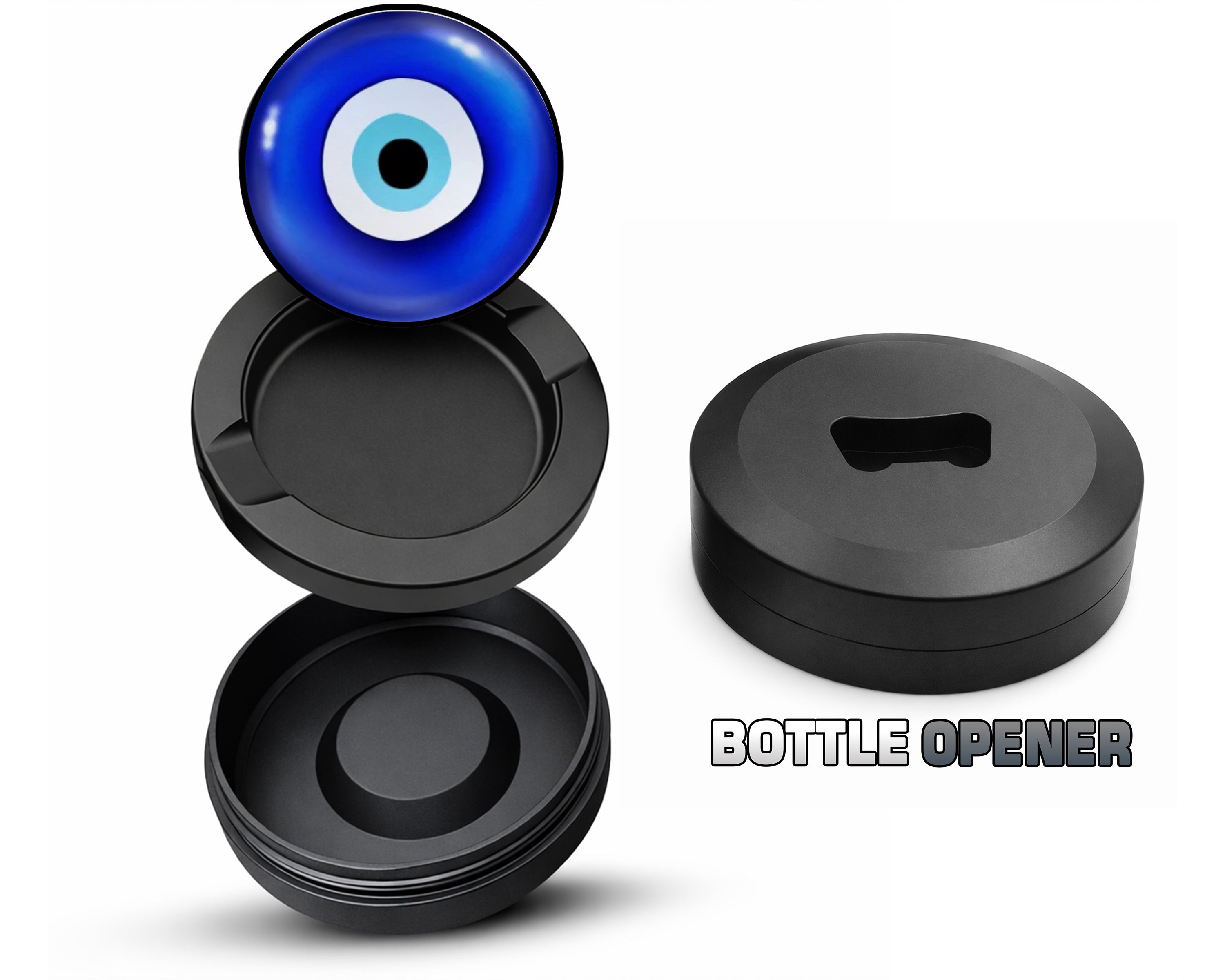 Evil Eye Nazar Azul Snus Storage Case Bottle Opener