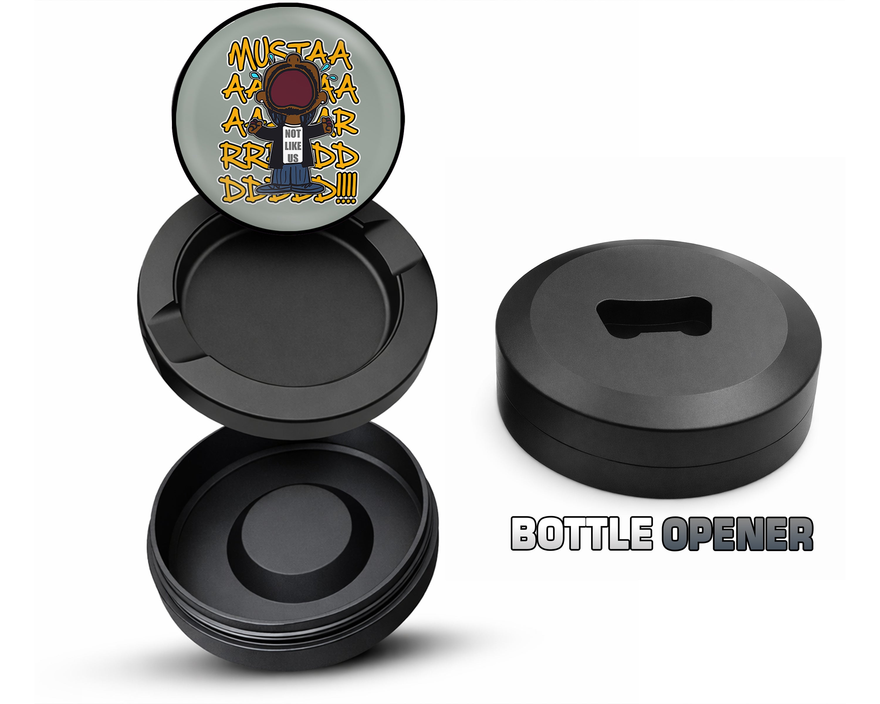 Mustard! Kdot Meme Snus Storage Case Bottle Opener