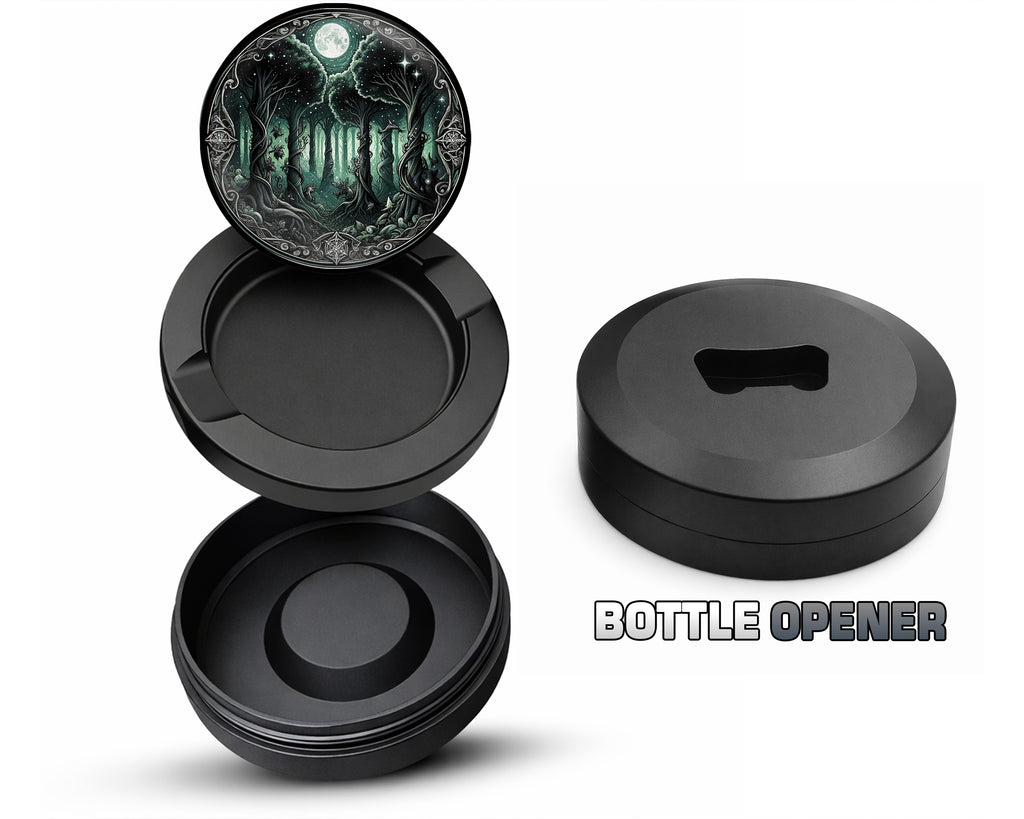 Enchanting Forest Snus Storage Case Bottle Opener