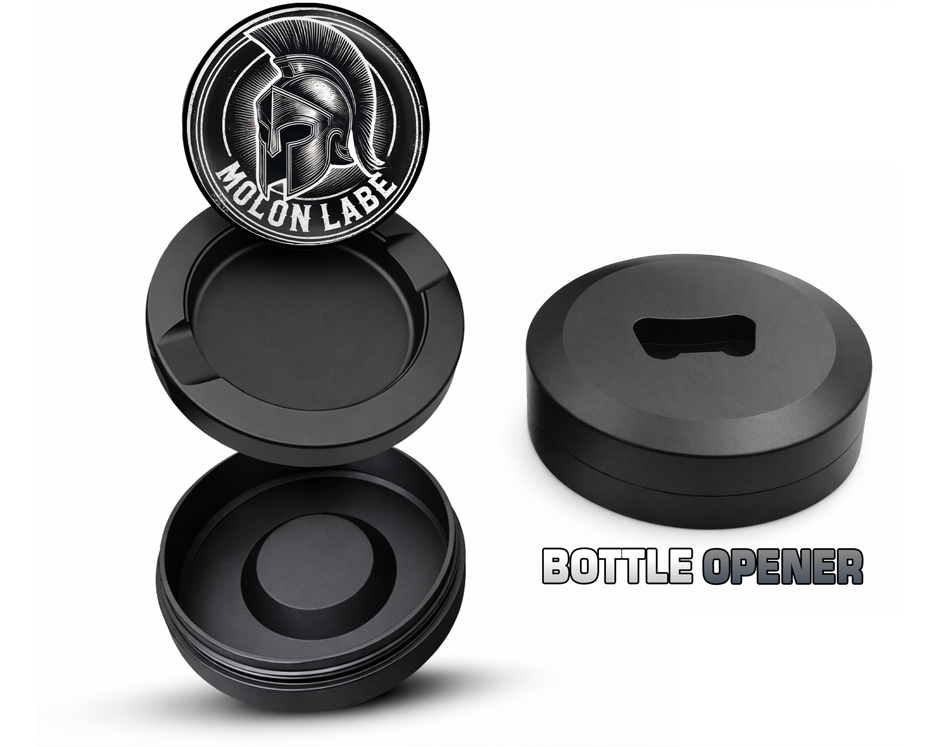 Molon Labe Spartan Helmet Snus Storage Case Bottle Opener