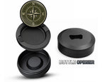 Vintage Compass Snus Storage Case Bottle Opener