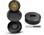 Mandala Grinder Black And Gold Snus Storage Case Bottle Opener