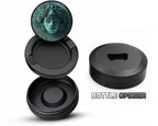Aztec Turquoise Sun Mask Snus Storage Case Bottle Opener