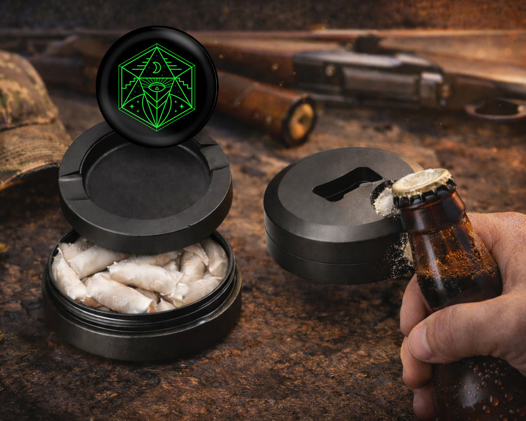 Eye Of Providence Snus Storage Case Bottle Opener