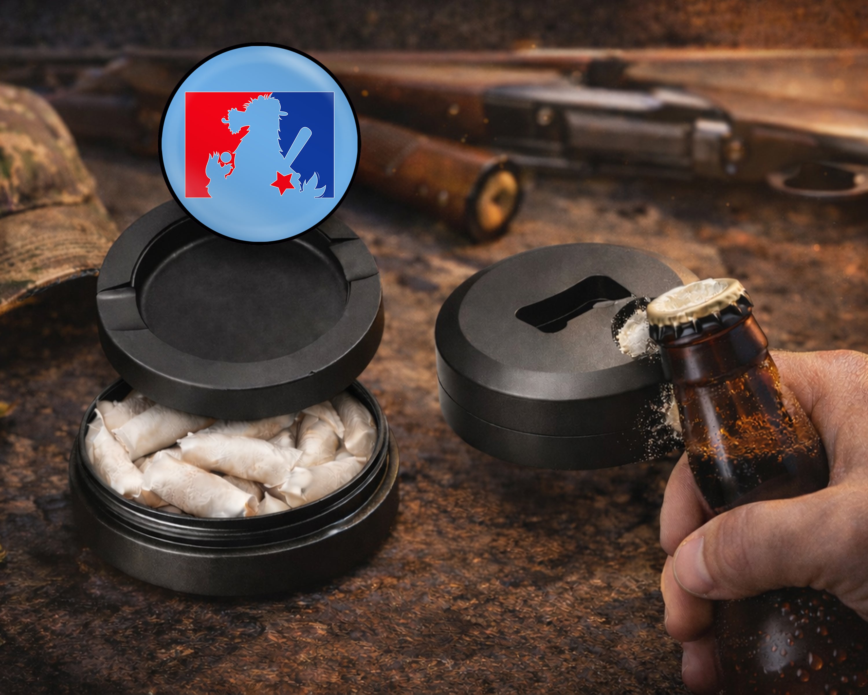 Philly Phan Baseball Snus Storage Case Bottle Opener
