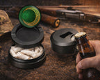 Eid Mubarak Crescent Moon With Stars Snus Storage Case Bottle Opener